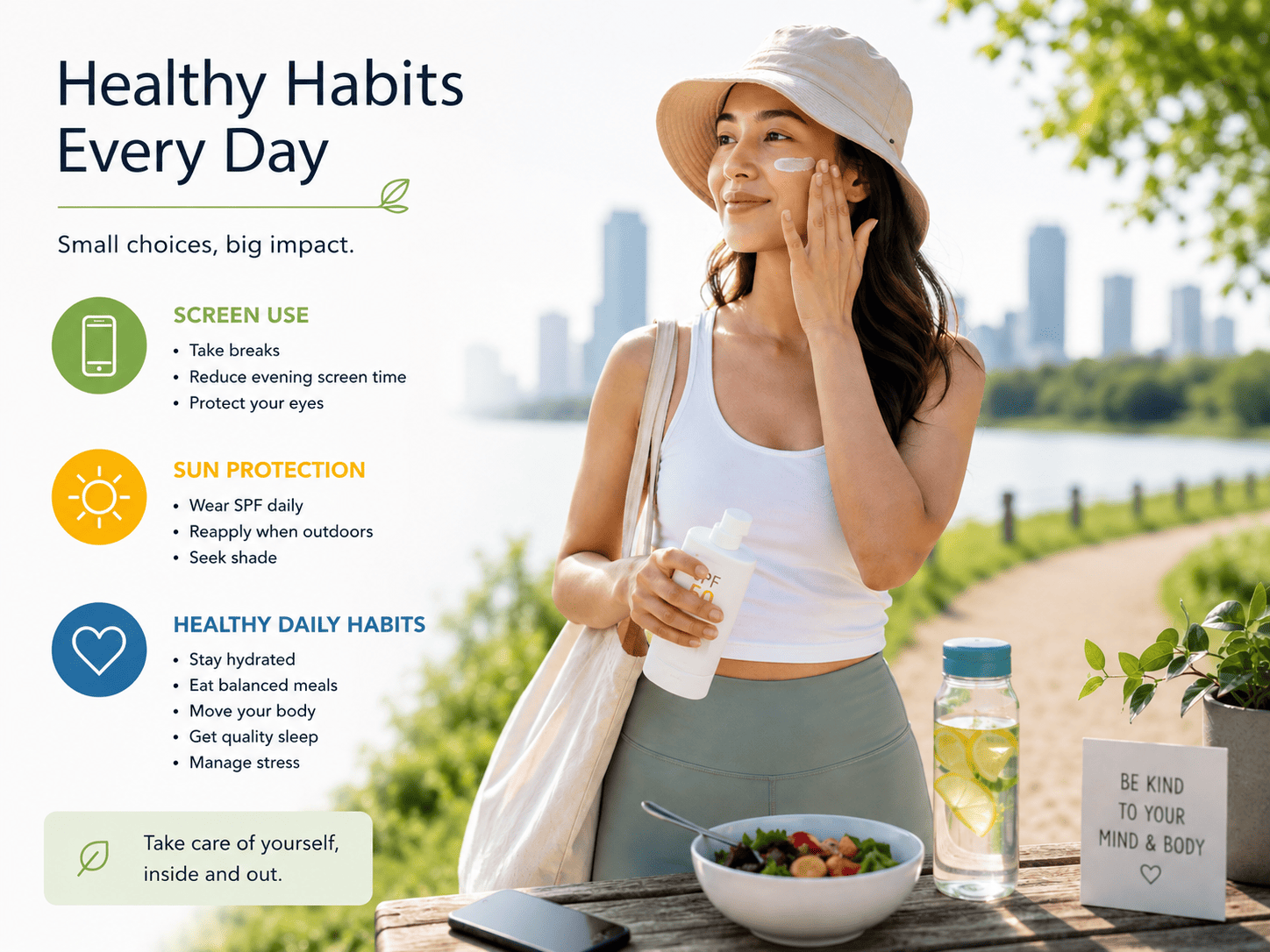 Daily habits for healthy eyes